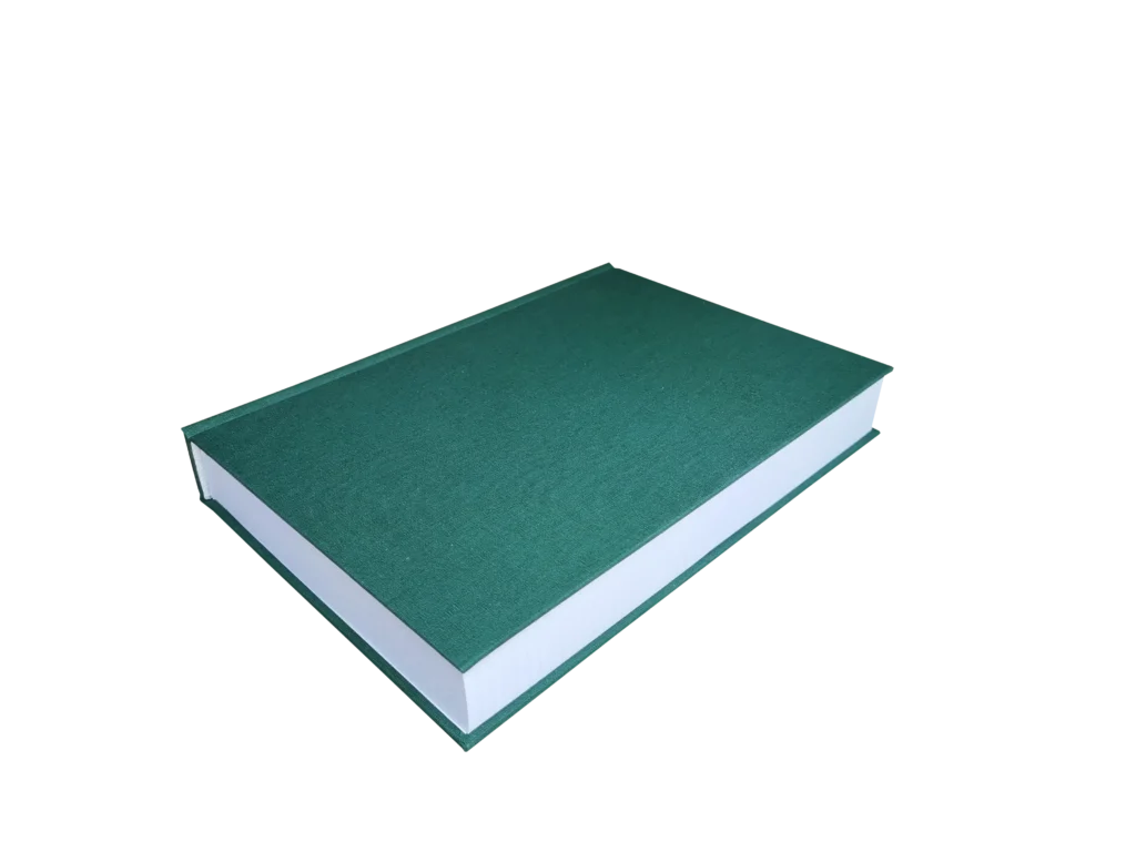 Notes B5 w zielonym płótnie